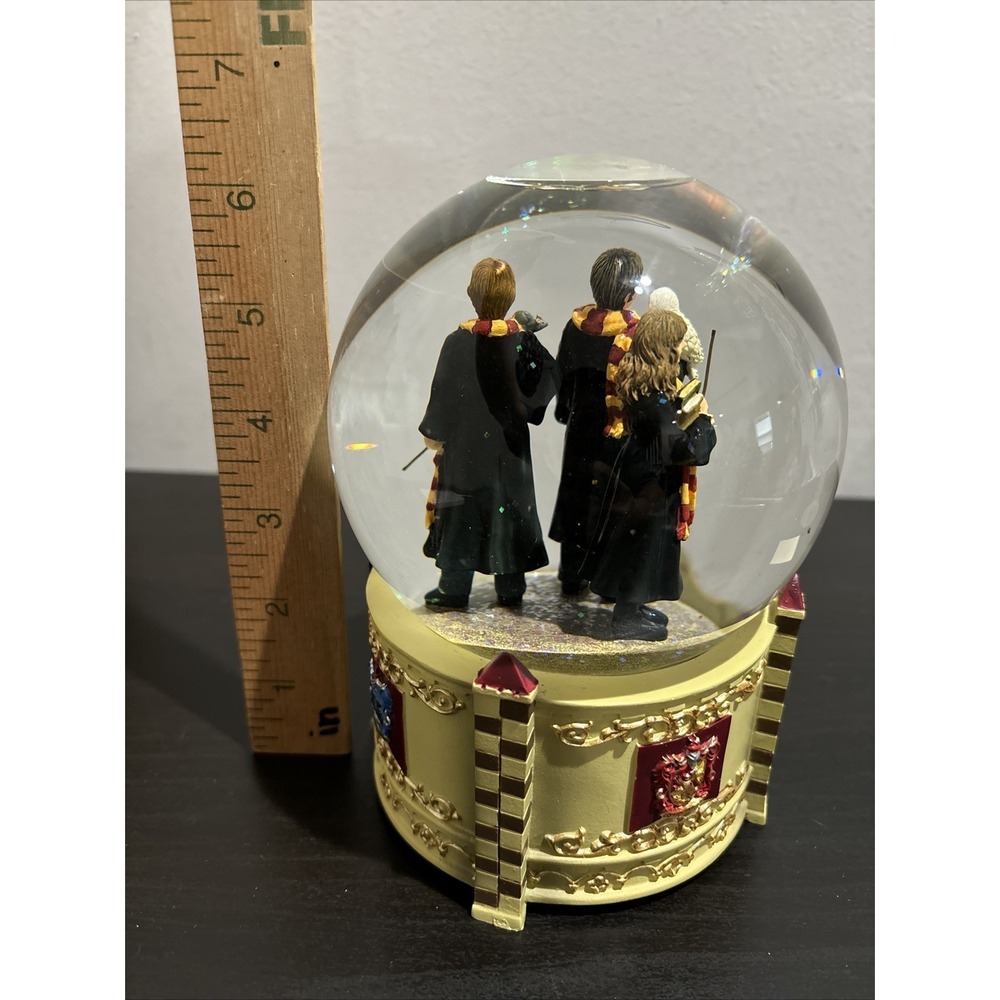 Harry Potter Trio San Francisco Music Box Waterglobe Hermione Ron "Hedwigs Theme - Picture 16 of 17